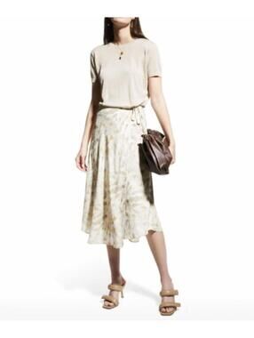 EUC Johnny Was Calme Free Spirit Leopard Midi Skirt size XL